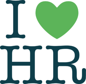 I love HR-symbol i blått och grönt